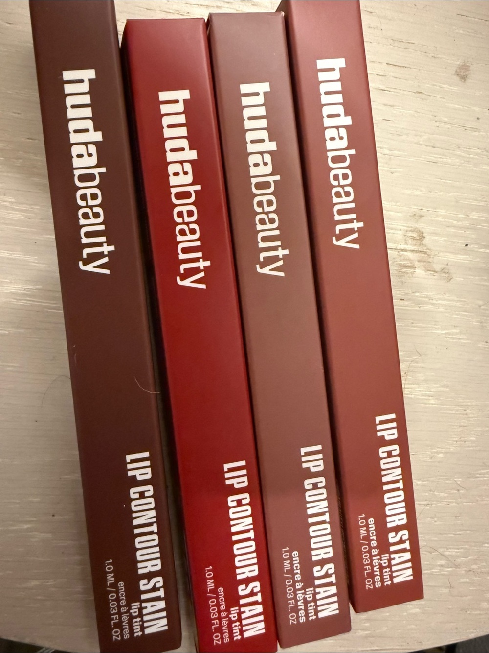 HUDA BEAUTY Lip Contour Stain Set — 4